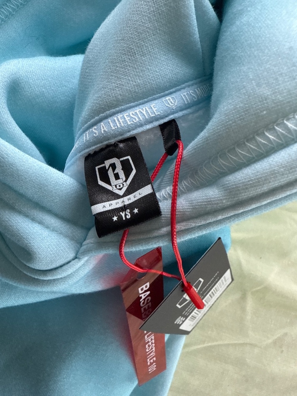 Baseball Lifestyle 101 Boys' Cotton Candy Hoodie - Picture 5 of 5